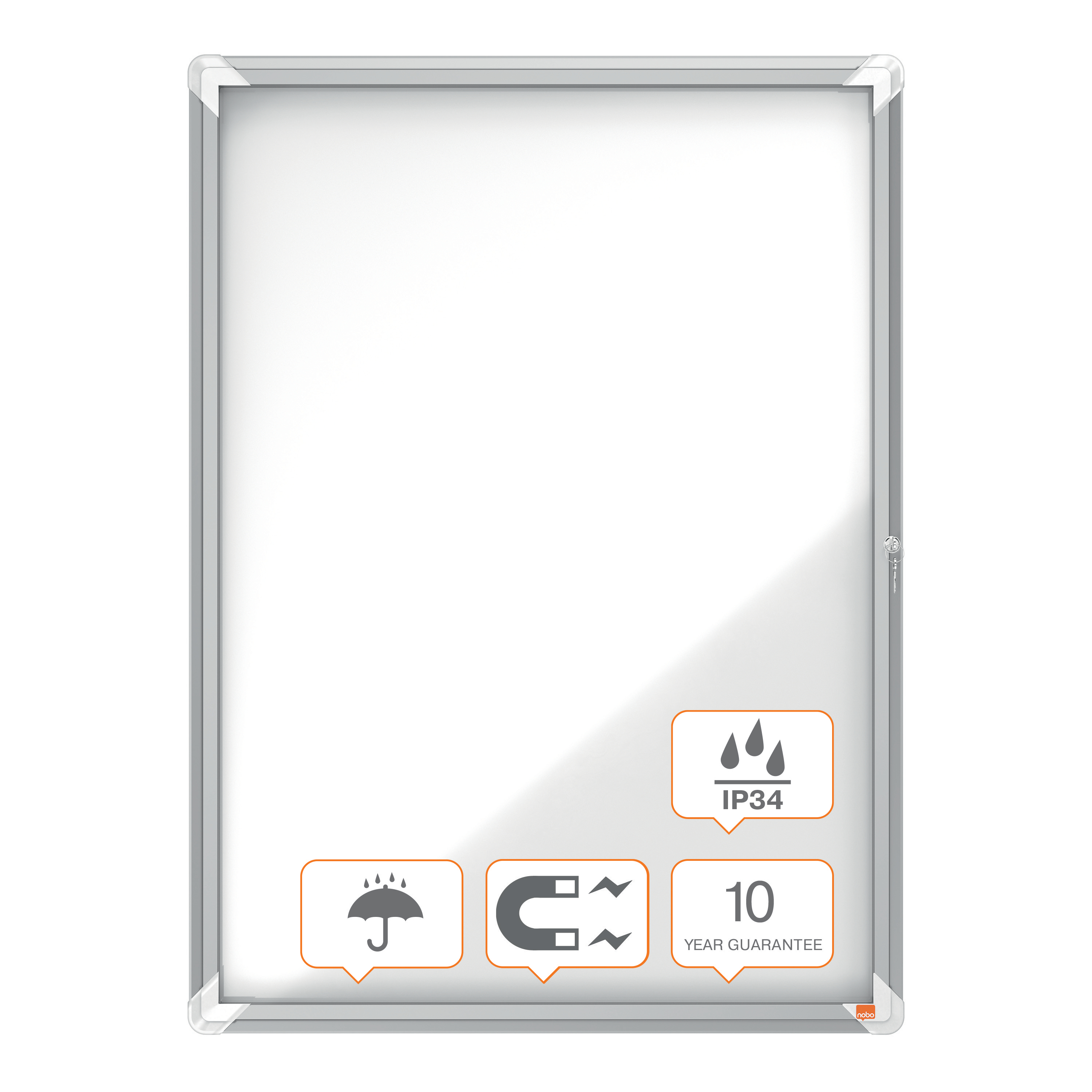 NOBO BUITENVITRINE METAAL 9XA4