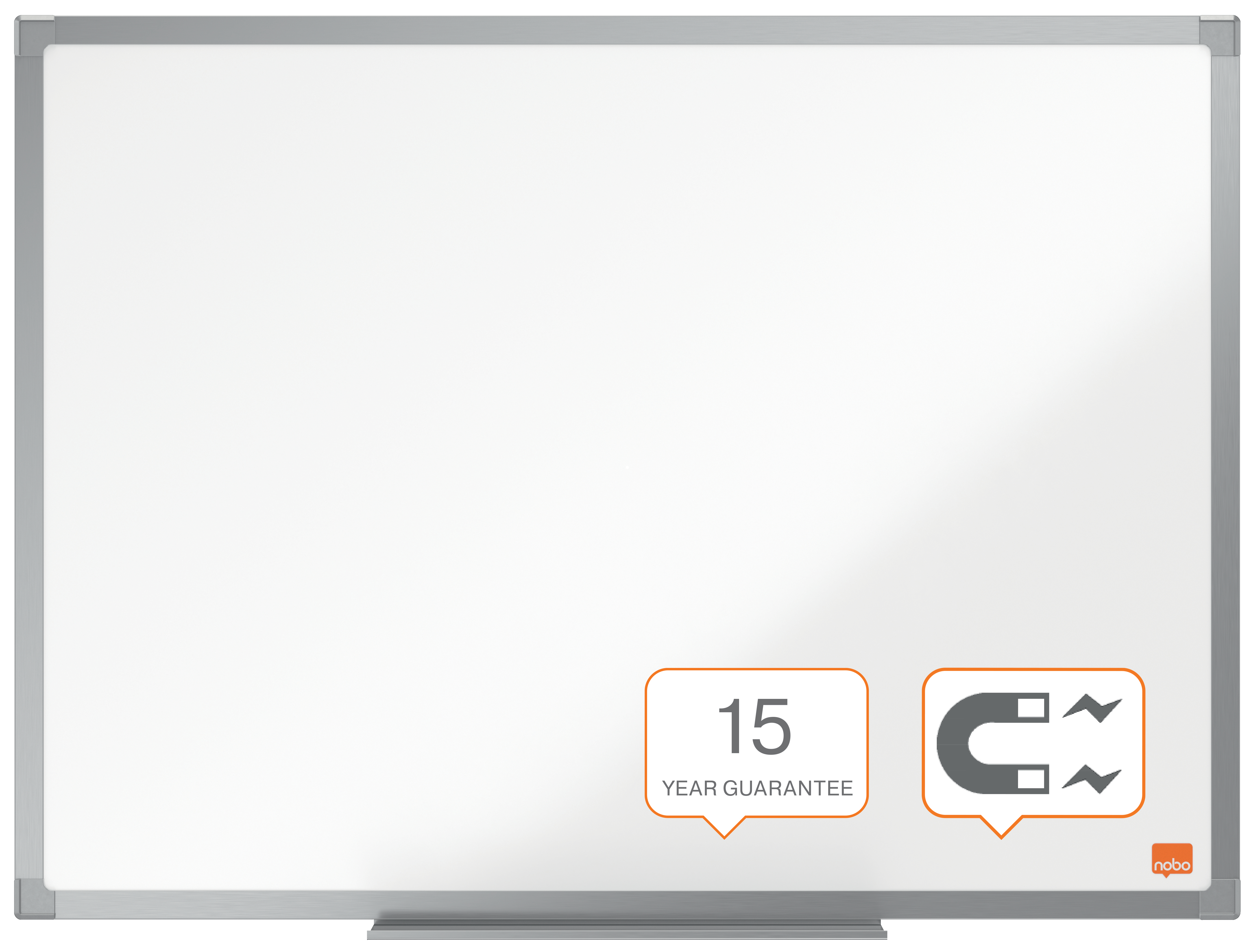NOBO CLASSIC WHITEBOARD STAAL 45x60 btc