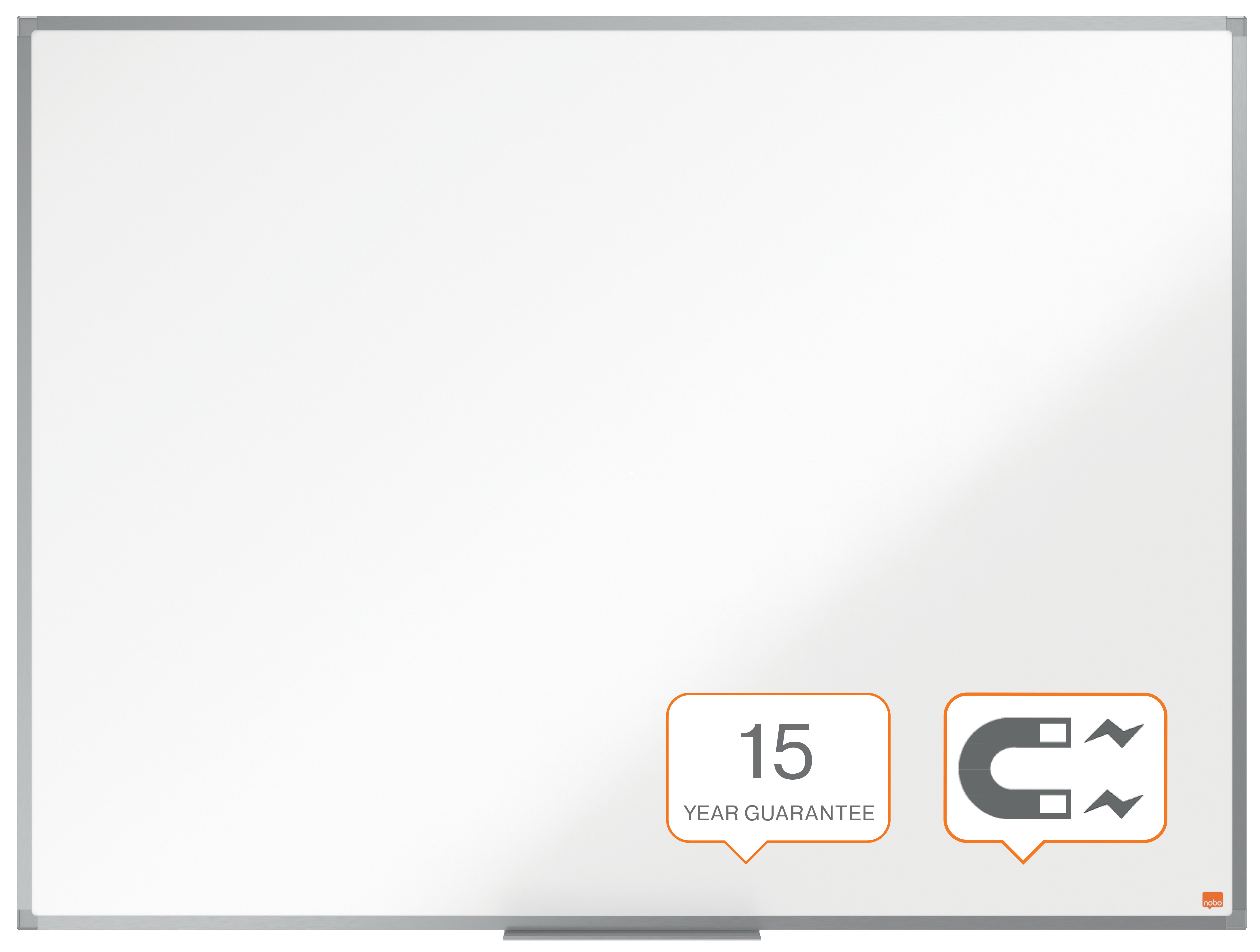 NOBO CLASSIC WHITEBOARD STAAL 90x120 btc