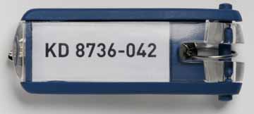 DURABLE SET 6 SLEUTELHANGERS BLAUW