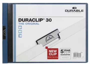 DURABLE DURACLIP LIGGEND DONKERBLAUW