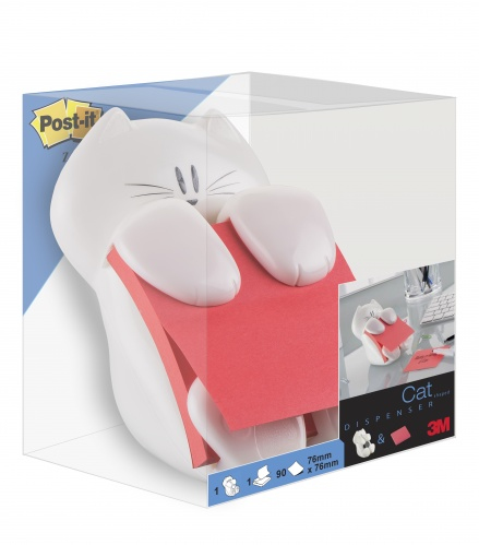 PI Z-NOTE DISPENSER KAT WH
