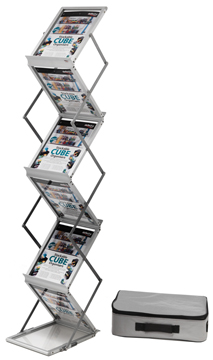 PRESENTATIESTAND. MET 6 VERD.