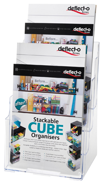 FOLDERHOUDER A4 4-VAKS