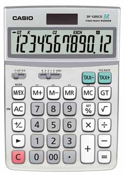 BUREAUREKENM. DF-120ECO CASIO