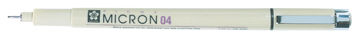 TEKENSTIFT PIGMA ZWART 0,4MM