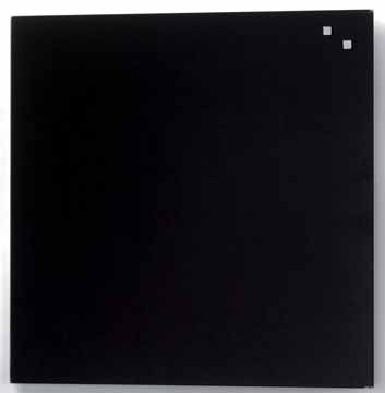 NAGA MAGN GLASBORD 45X45 ZWART
