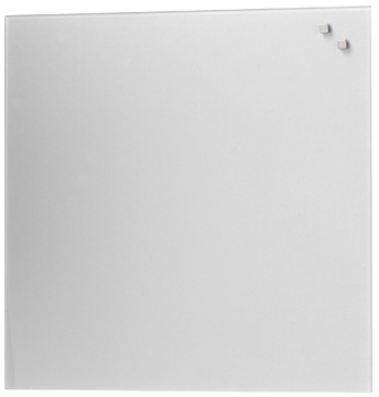 MAGN GLASBORD 45X45CM ZILVER