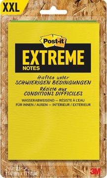 POST-IT EXTREME NOTES 114X171 ASS 2X