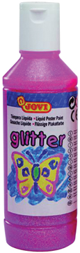 PLAKKAATVERF GLITTER 250ML ROZ