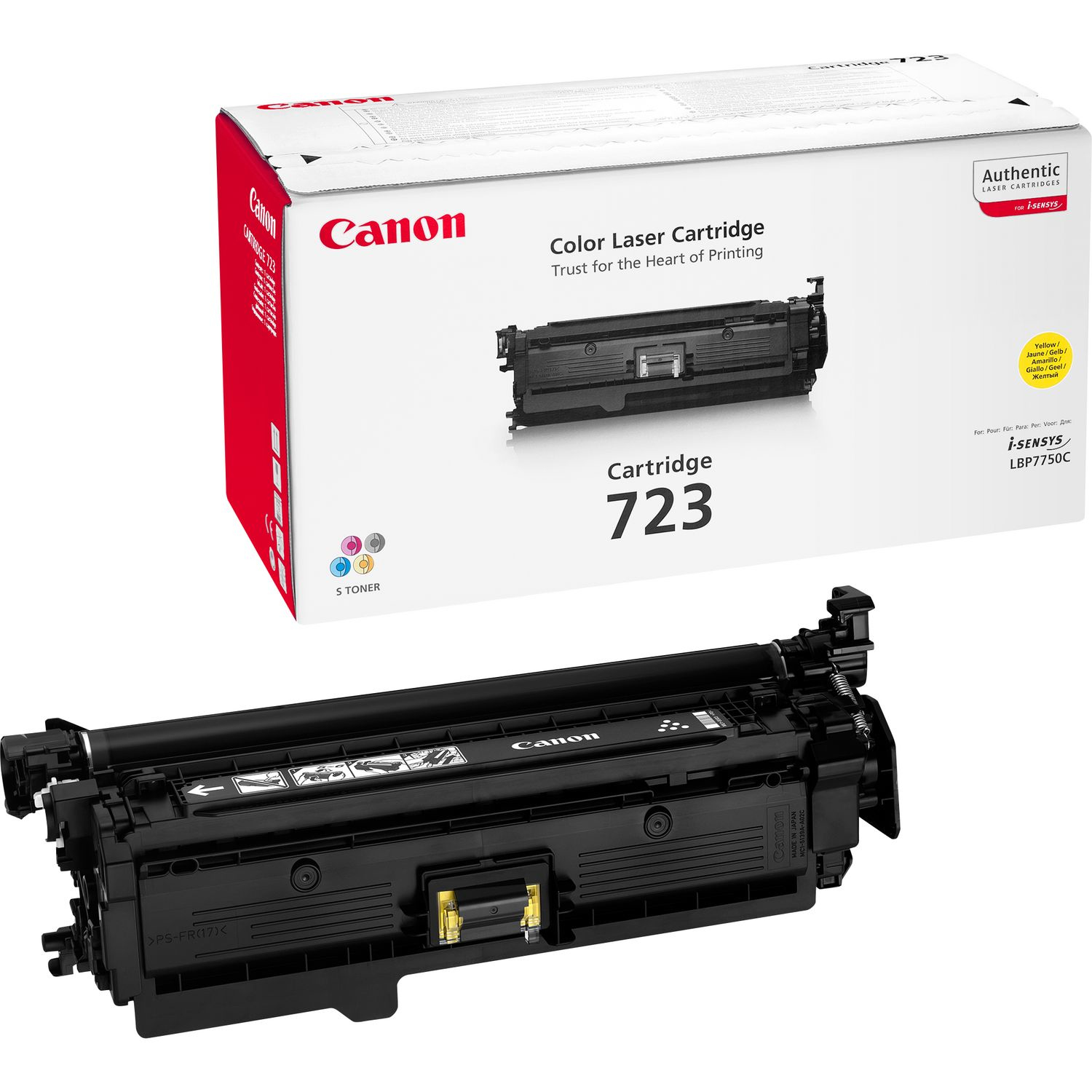 CANON 723 tonercartridge geel standard capacity 8.500 pagina
