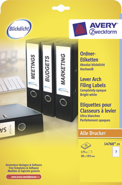 DS 175 ORDNERETIK 192X38 WIT