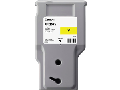 CANON PFI-207Y inktcartridge geel standard capacity 300ml 1-