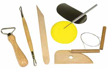 BASISSET KLEI GEREEDSCHAP 6ST