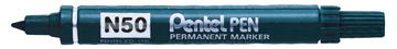 PENTEL N50 PERMANENT MARKER BLAUW pst