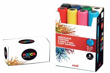 PAINTMARKER POSCA 15 ASS 8X