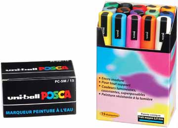 PAINTMARKER POSCA 2,5 15X