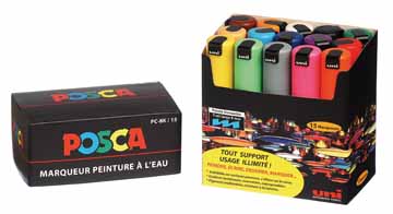 PAINTMARKER POSCA 8MM 15X