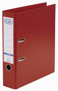 ELBA ORDNER PP A4 80MM BORDEAU