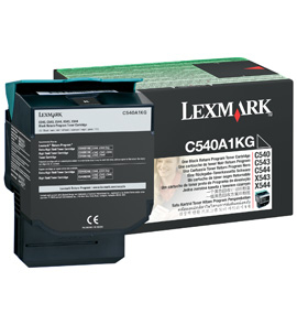 LEXMARK C540, C543, C544, X543, X544 tonercartridge zwart st
