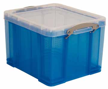 OPBERGDOOS 35L BLAUW