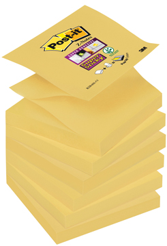 POST-IT SS Z-NOTES GEEL 76X76 90V