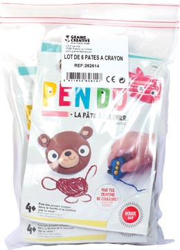 BOETSEERKLEI KLEUREN PENDO PK6