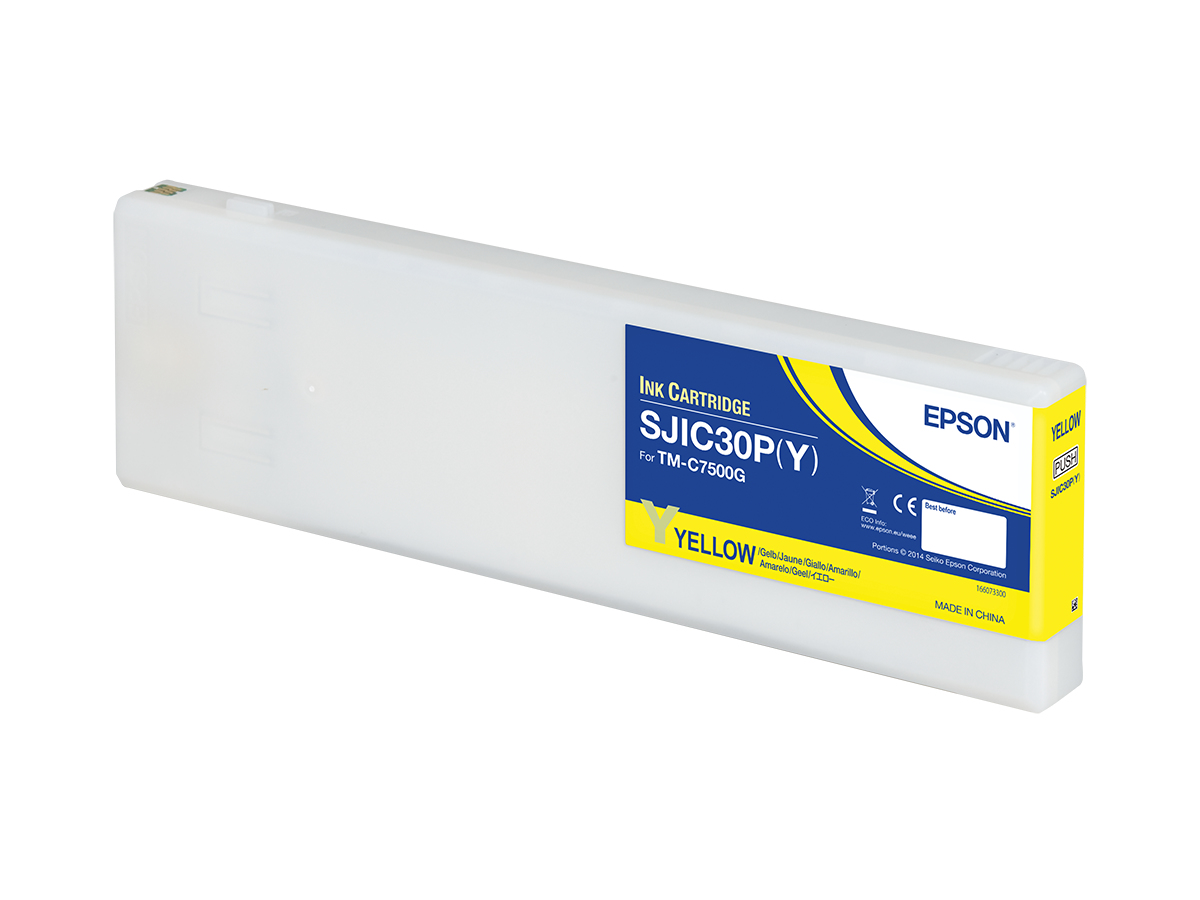 EPSON SJIC30P Inkt cartridge Geel voor ColorWorks C7500G
