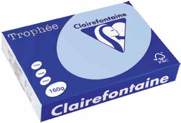 TROPHEE A4 160G BLAUW 250V 1106C