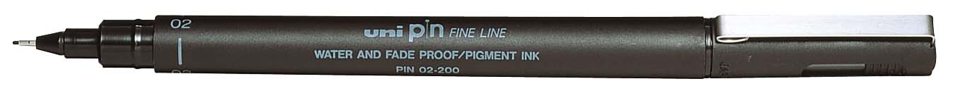 UNIPIN 0,2MM ZWART FINELINER