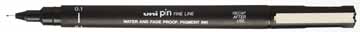 UNIPIN 0,1MM ZWART FINELINER