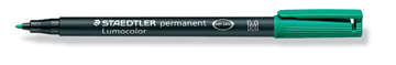 OHP MARKER LUMOCOLOR GROEN 1MM