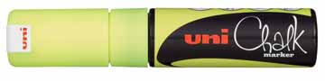 UNI KRIJTMARKER BREED GEEL