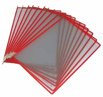 10 TARIFOLD A4 ROOD +5 RUITERS