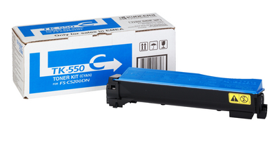 KYOCERA TK-550 tonercartridge cyaan standard capacity 6.000
