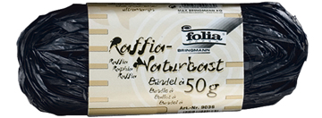 RAFFIA 50GR ZWART