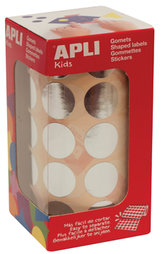 STICKER BOL ZILV ROL 1770ST