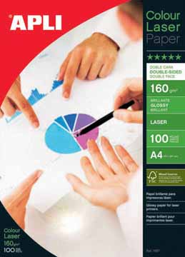 LASER PAPIER APLI A4 160G 100V