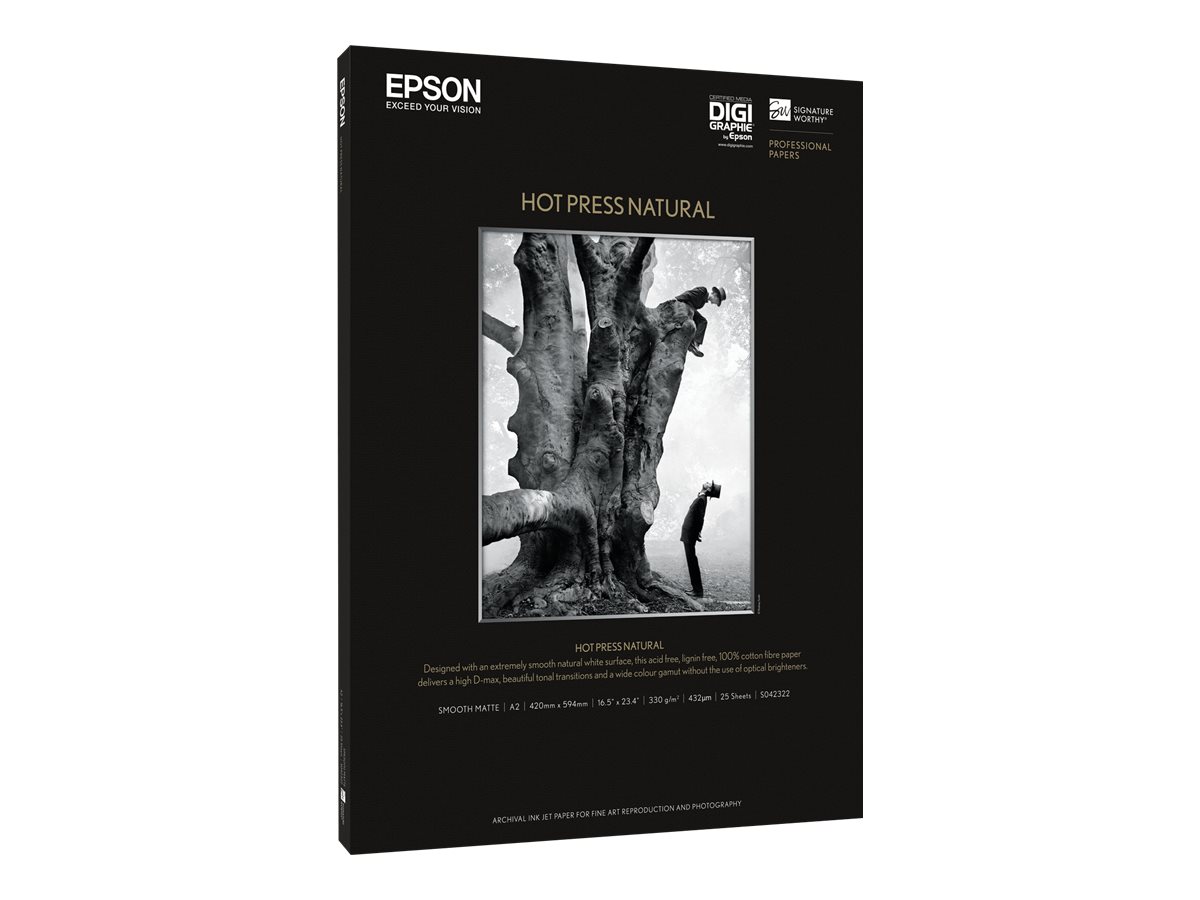 EPSON S042322 Hot press naturel inktjet 330g/m2 A2 25 sheets