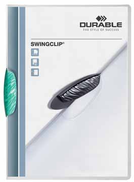 DURABLE SWINGCLIP TRANSPARANT GROEN