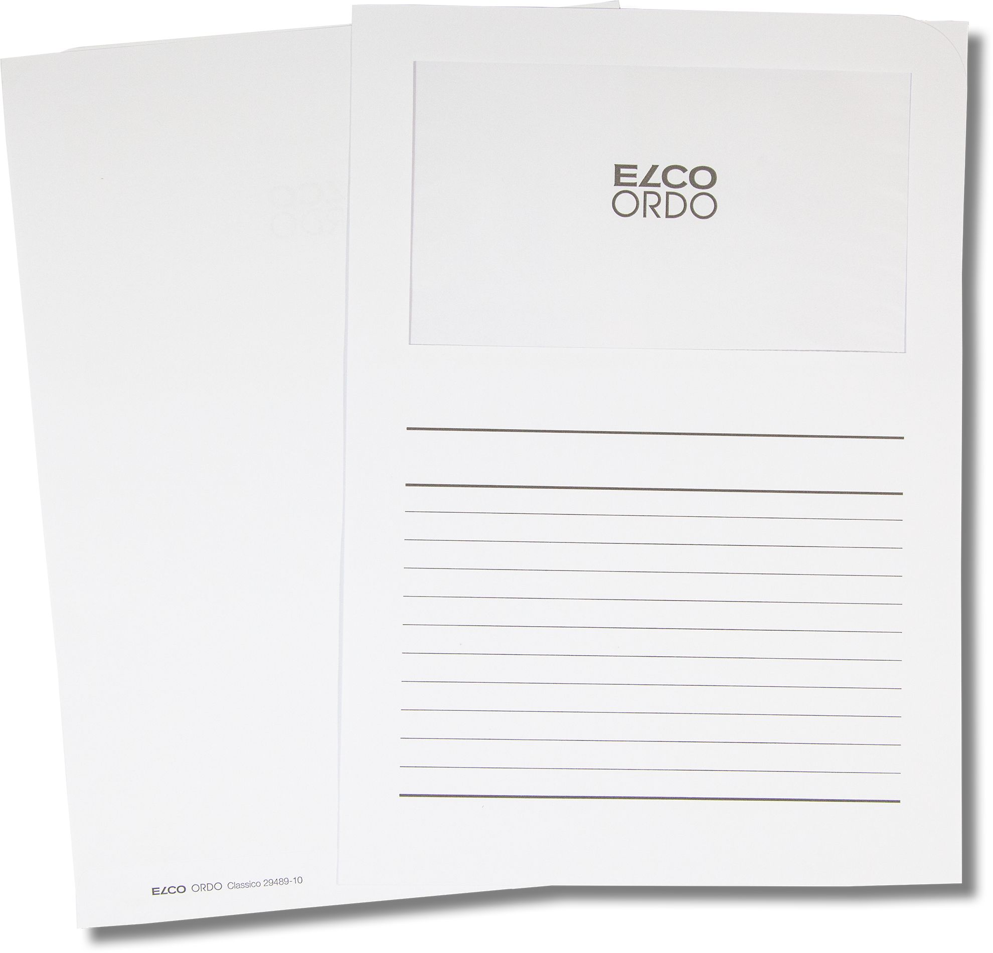 ELCO L-MAP+VENSTER WIT bedrukt