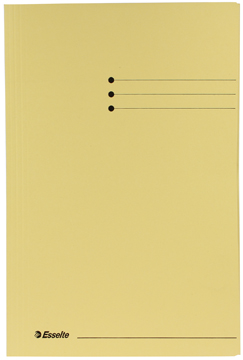 ESSELTE 3KLEPMAP FOLIO GEEL