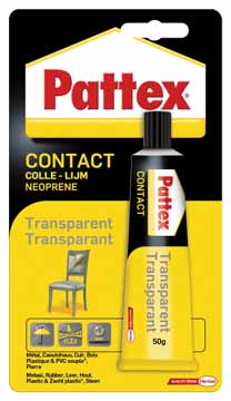 PATTEX CONTACTLIJM TRANSPARANT BL