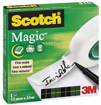 SCOTCH MAGIC TAPE 12MMX33M 1ST NETT