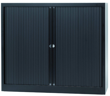 BISLEY ROLDEURKAST ZWART 2BRD H103CM
