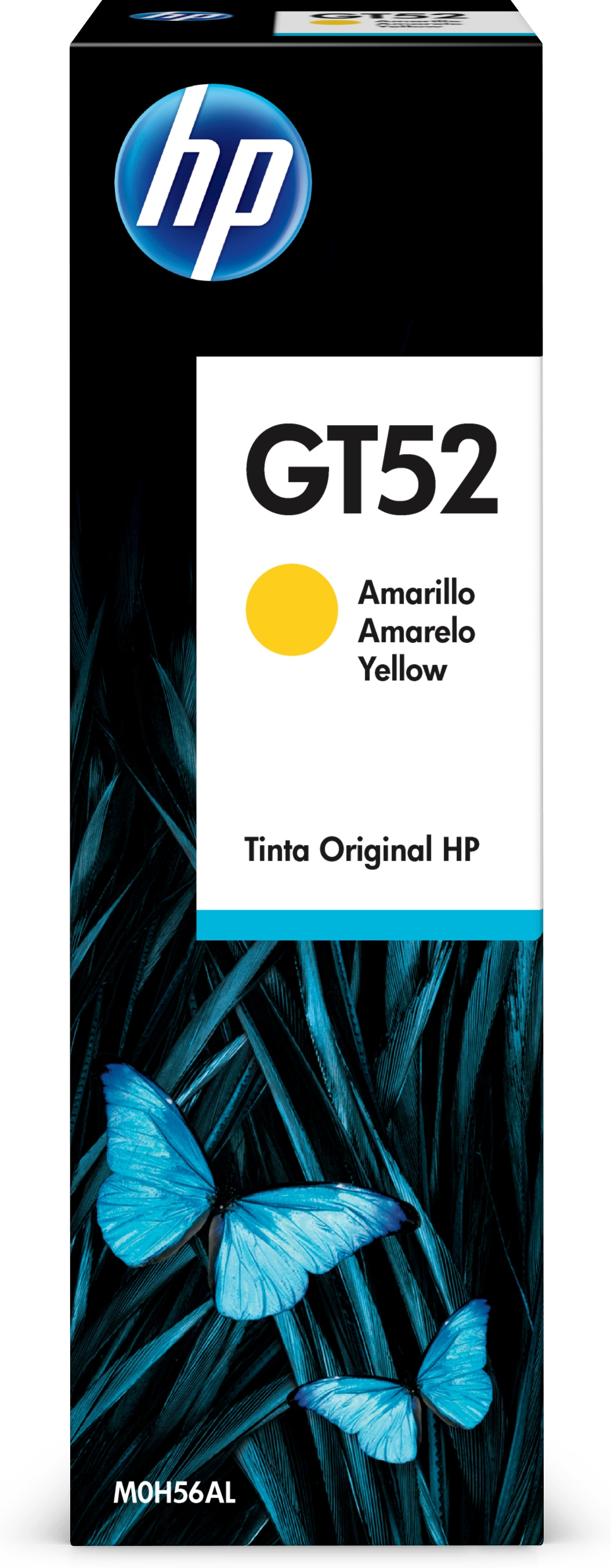 HP original GT52 Ink cartridge M0H56AE Bottle Yellow