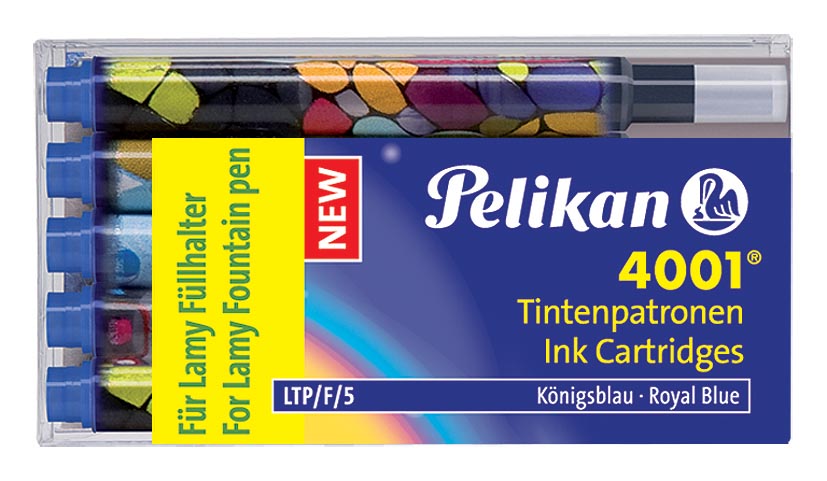 INKTPATR 5ST LAMY KONINGSBLAUW