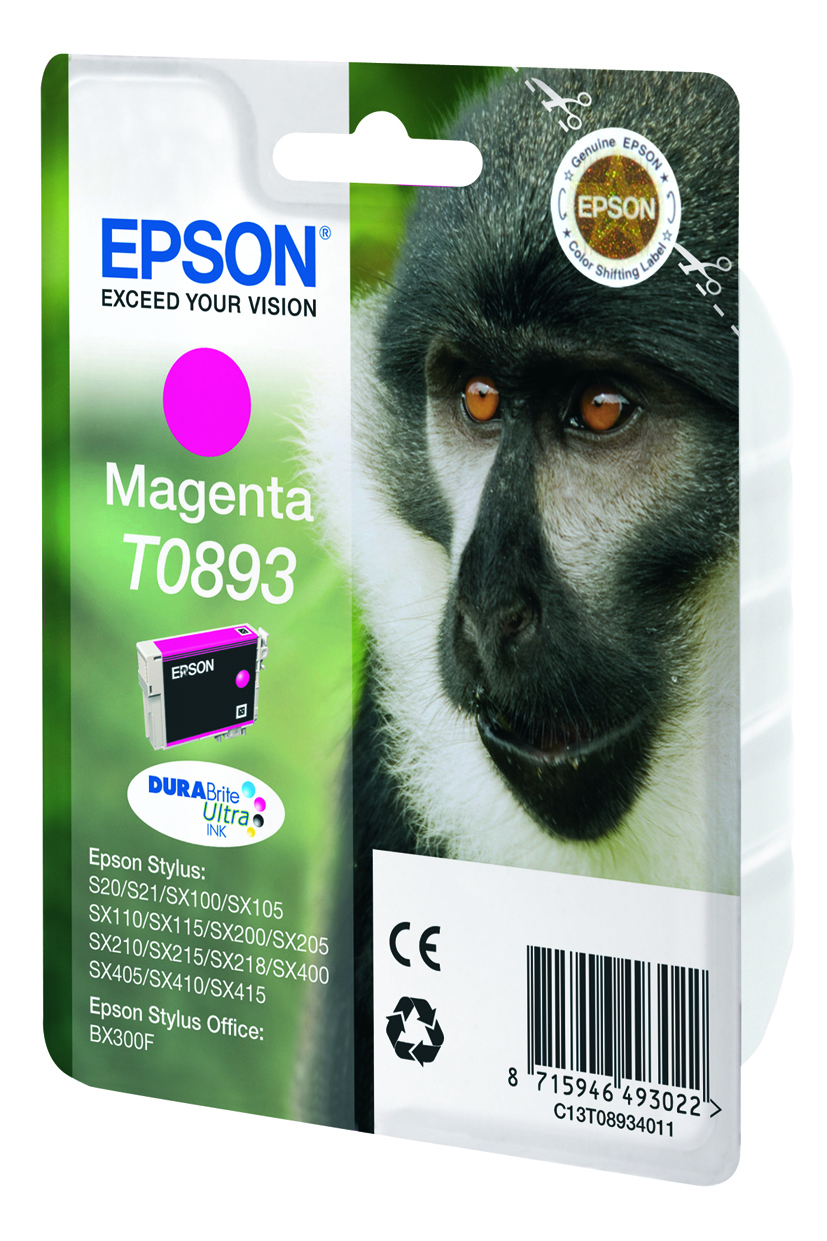 EPSON T0893 inktcartridge magenta low capacity 3.5ml 1-pack