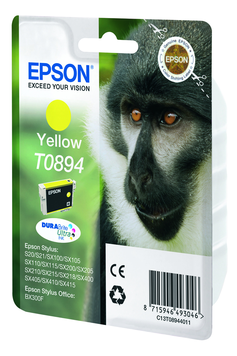 EPSON T0894 inktcartridge geel low capacity 3.5ml 1-pack bli