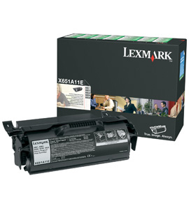 LEXMARK X651, X652, X654, X656, X658, tonercartridge zwart s